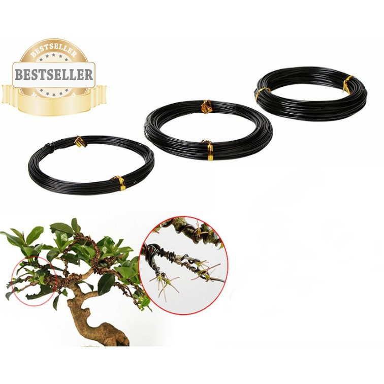 Flexible Black Bonsai Rust Resistant Aluminum Bonsai Training Wire
