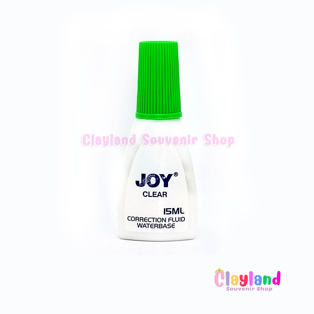 Joy Liquid Eraser Correction Fluid Waterbase 15ml Shopee Philippines