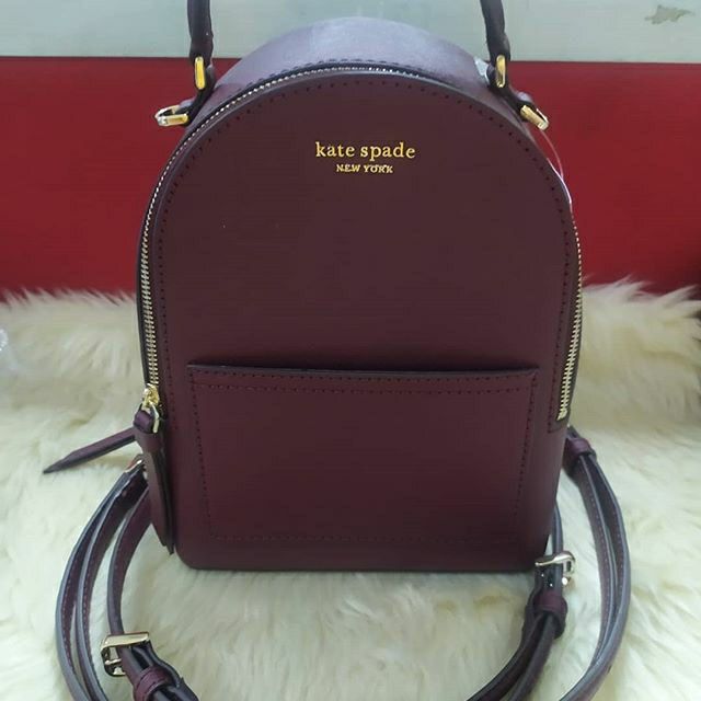 kate spade maroon backpack