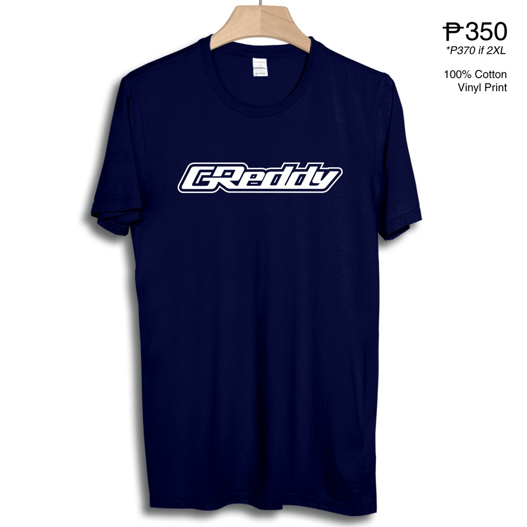 red greddy shirt