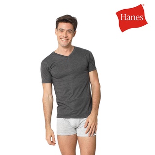 hanes slim fit v neck