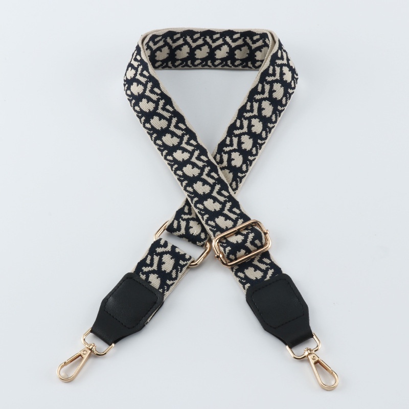 2022 New Style Messenger Bag Shoulder Strap Wide Colorful Canvas 38mm