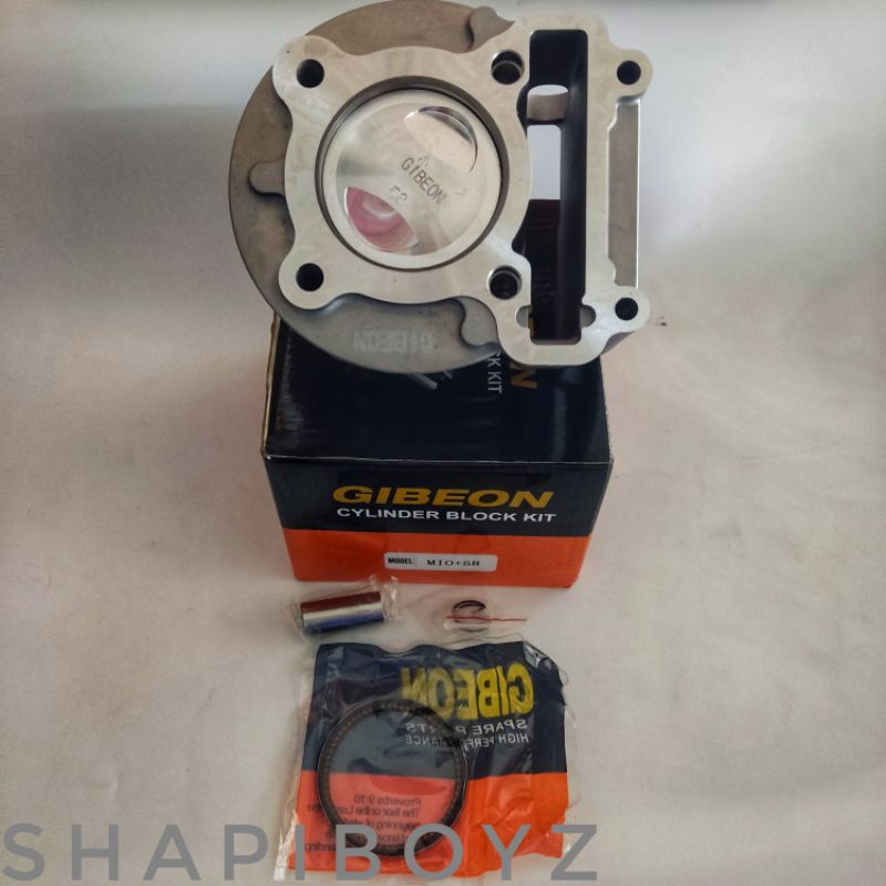 GIBEON CYLINDER BORE KIT FOR MIO SPORTY (54MM/56MM/58MM) Shopee