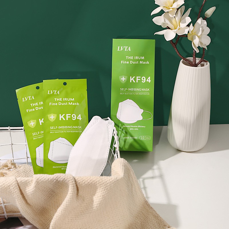 Mask KF94 Face Mask 4 Layer Nonwoven Protection Filter 3D Anti Viral
