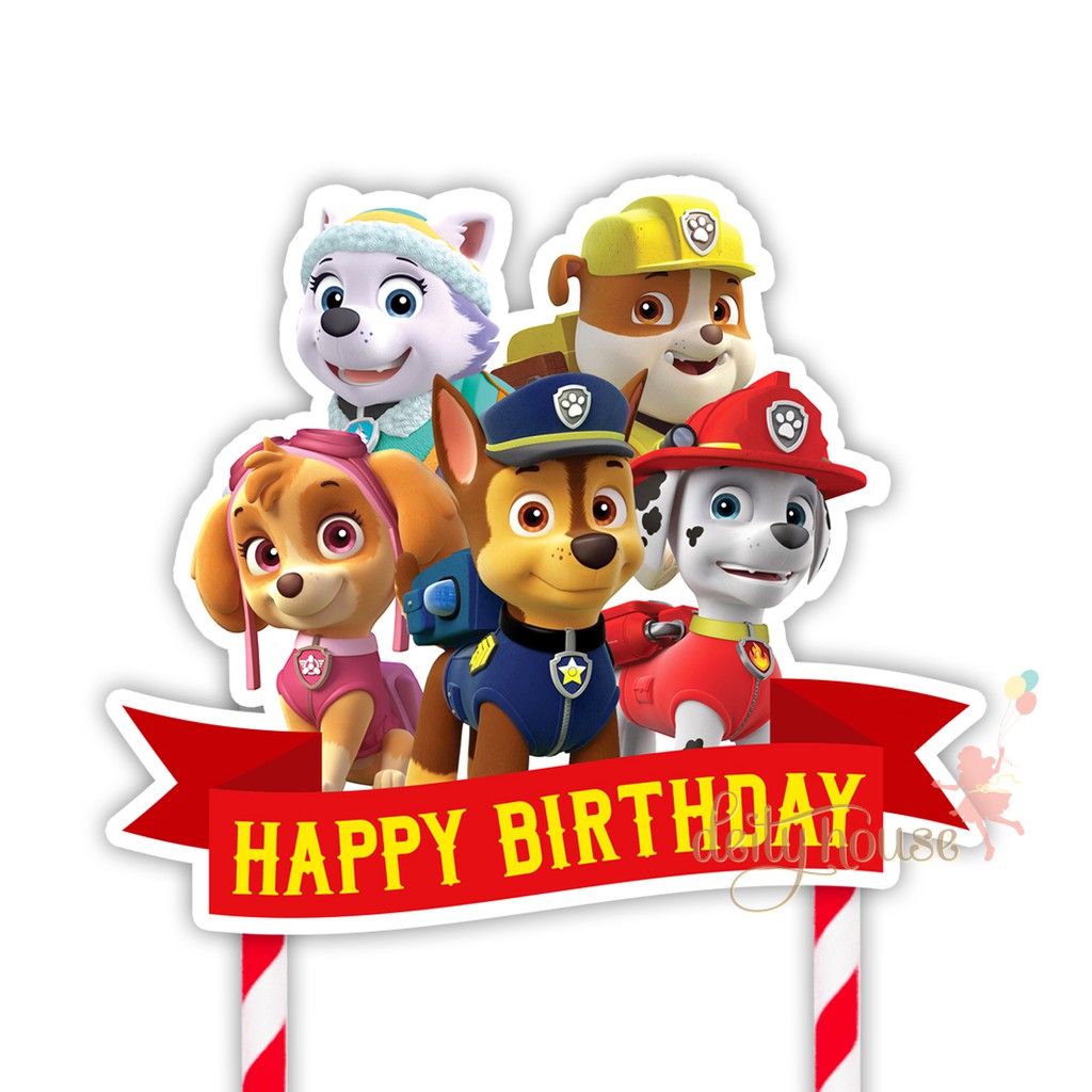 Paw Patrol Cake Topper Printable