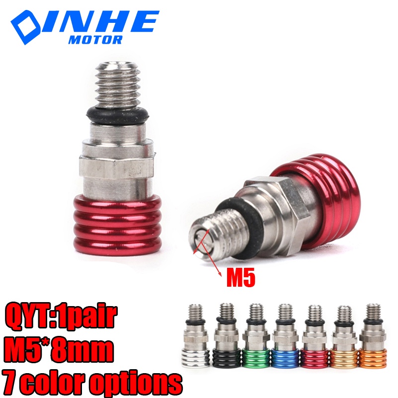 JK Motocross M5*0.8cm Fork Air Bleeder Relief Valve For YZ YZF YZ85