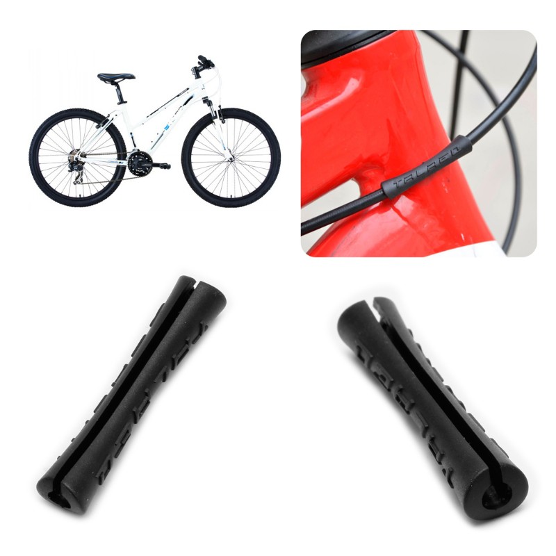 10 Pieces Bicycle Frame Protection Protector Rubber Sleeve