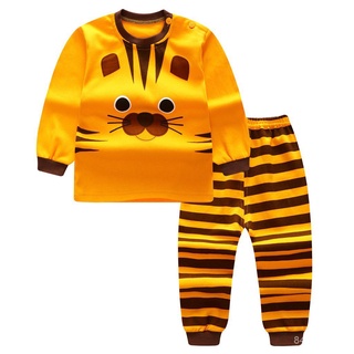 2pcs/set Long Sleeve Pyjamas Baby boys Clothing Cartoon  Printed Clothing suits #4