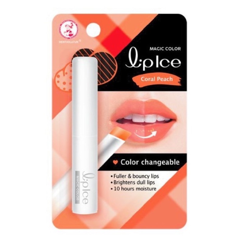 No. 1 Best Selling Mentholatum Lipice Magic Color 2g Lip Ice 2g (Old