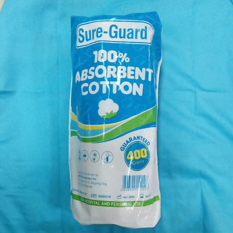 COTTON ROLL 400GRAMS SUREGUARD Shopee Philippines