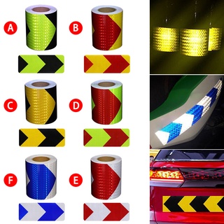 5cm*300cm Car Arrow Reflective Tape Decoration Stickers Car Warning Safety Reflection Tape Film Auto #1