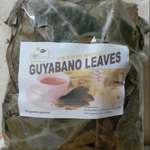 0 Pcs Air Dried Guyabano Leaves 10days Use Shopee Philippines