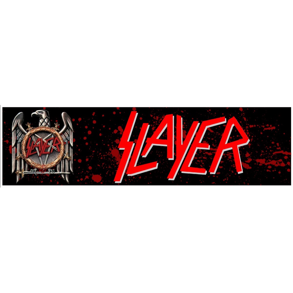 (Train Mirror Sticker) Windshield / Glass Sticker 16 "x 4.5" Slayer