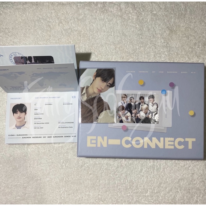 ENHYPEN EN CONNECT DVD 2021 Fanmeeting Sunghoon Unsealed Official ...