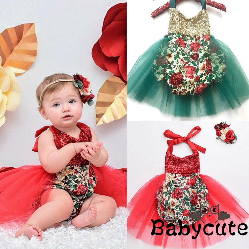 baby's first christmas girl outfit