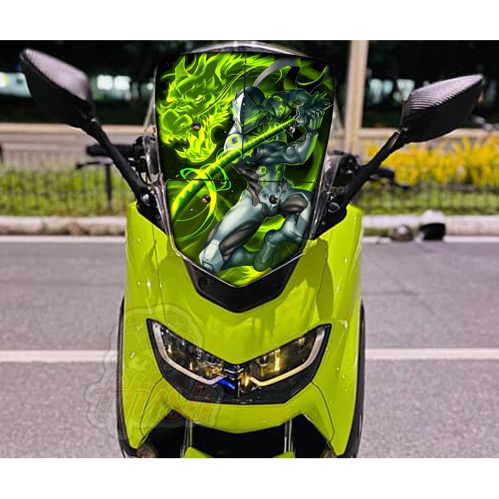 nmax visor sticker version 2 with free 2 stickers Shopee Philippines