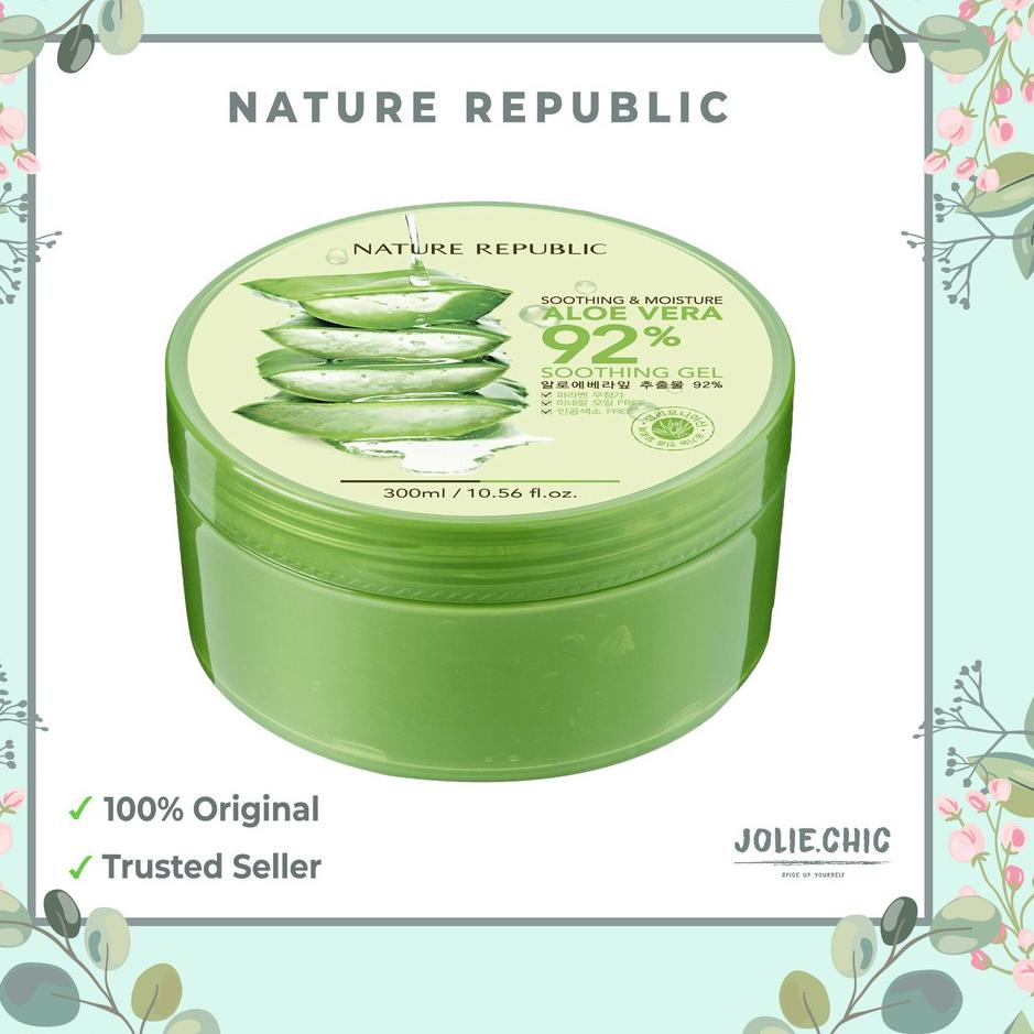 New PRODUCT!! 9.9 Nature Republic Aloe Vera 92% Shooting Gel 100% Original Korea [Code 76]