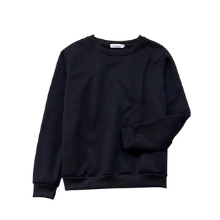 2022 selection of winter new thick sweater round collar solid color loose Korean female men's