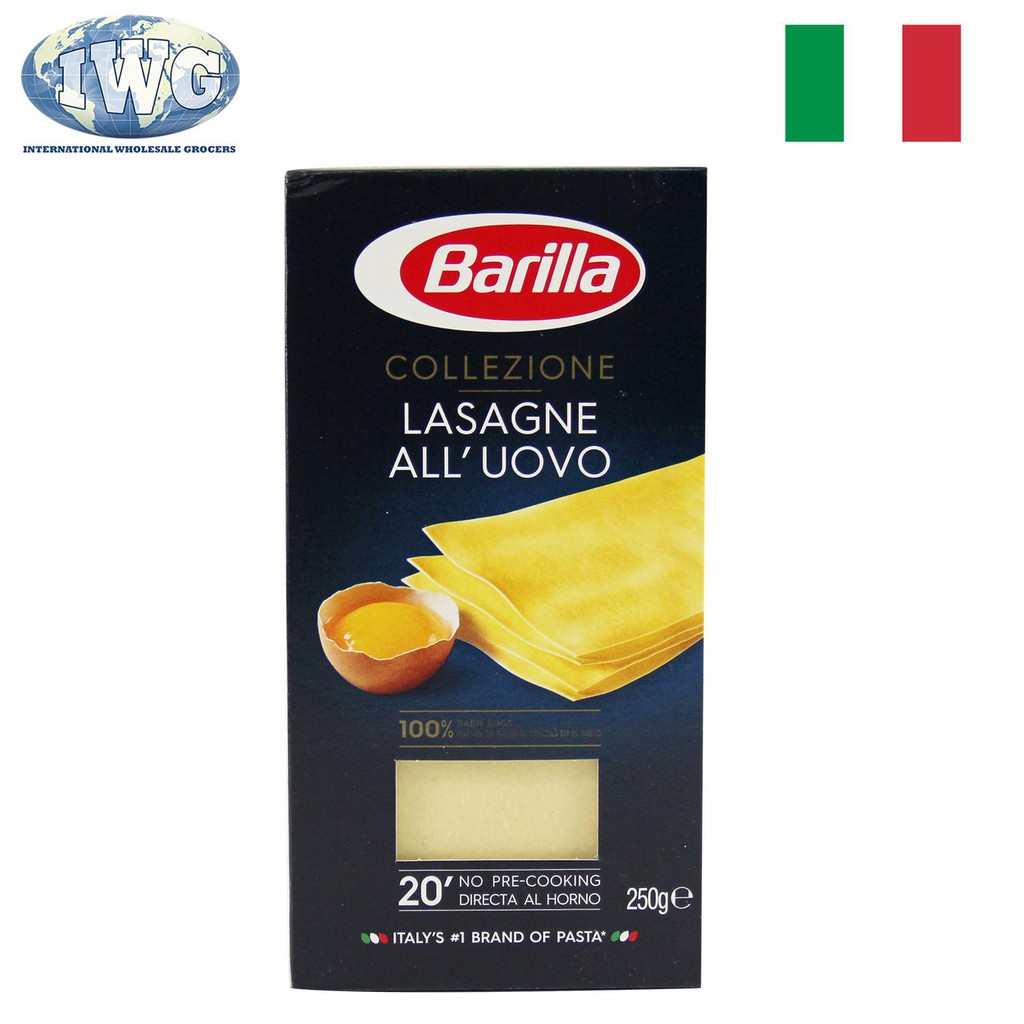 Barilla Collezione Lasagne All'uovo (Egg) 250g | Shopee Philippines