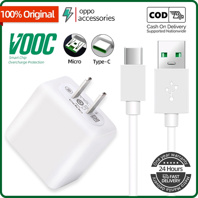 OPPO Charger Cable 20W VOOC Super Fast Charger 5V-4A Mobile Phone ...