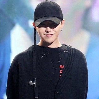 Hat female GD Quan Zhilong with the same PEACEMINUSONE letter long strap personality clip peaked ca #1