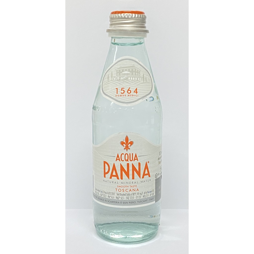 Acqua Panna Natural Mineral Water Mini 8oz 250ml Glass Bottle Shopee Philippines