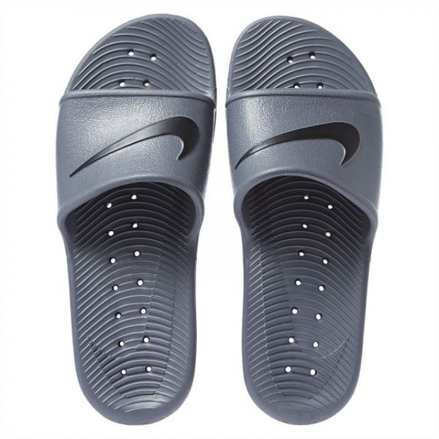 nike kawa slide grey