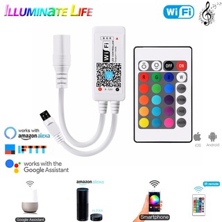 MiniBluetooth/Wifi LED Controller&Remote'For 5050 3528 RGB/RGBW LEDStripLight RU