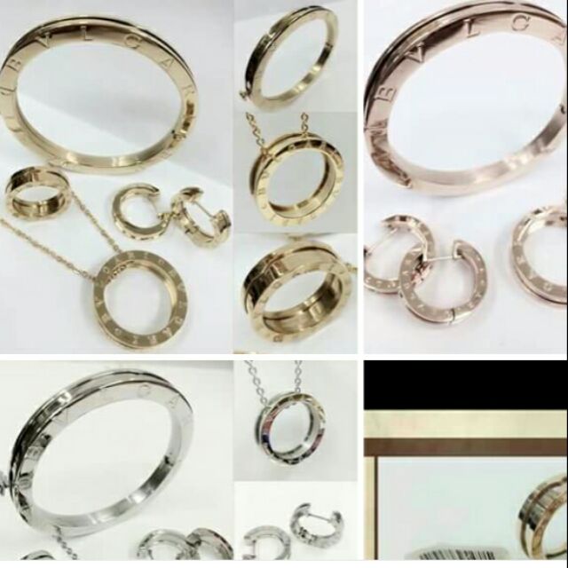 BVLGARI Jewelry Set | Shopee Philippines