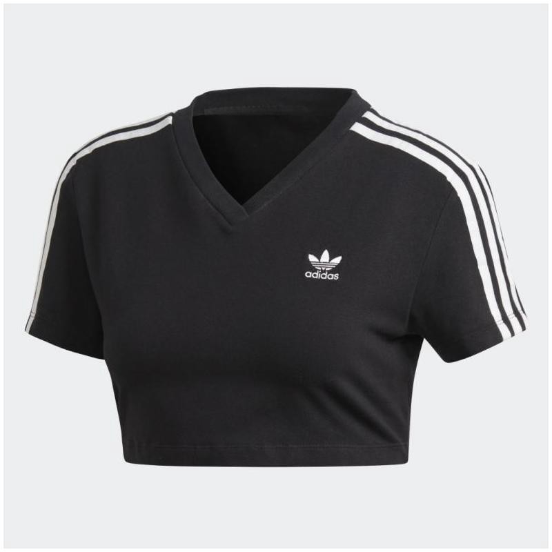 adidas v neck crop top
