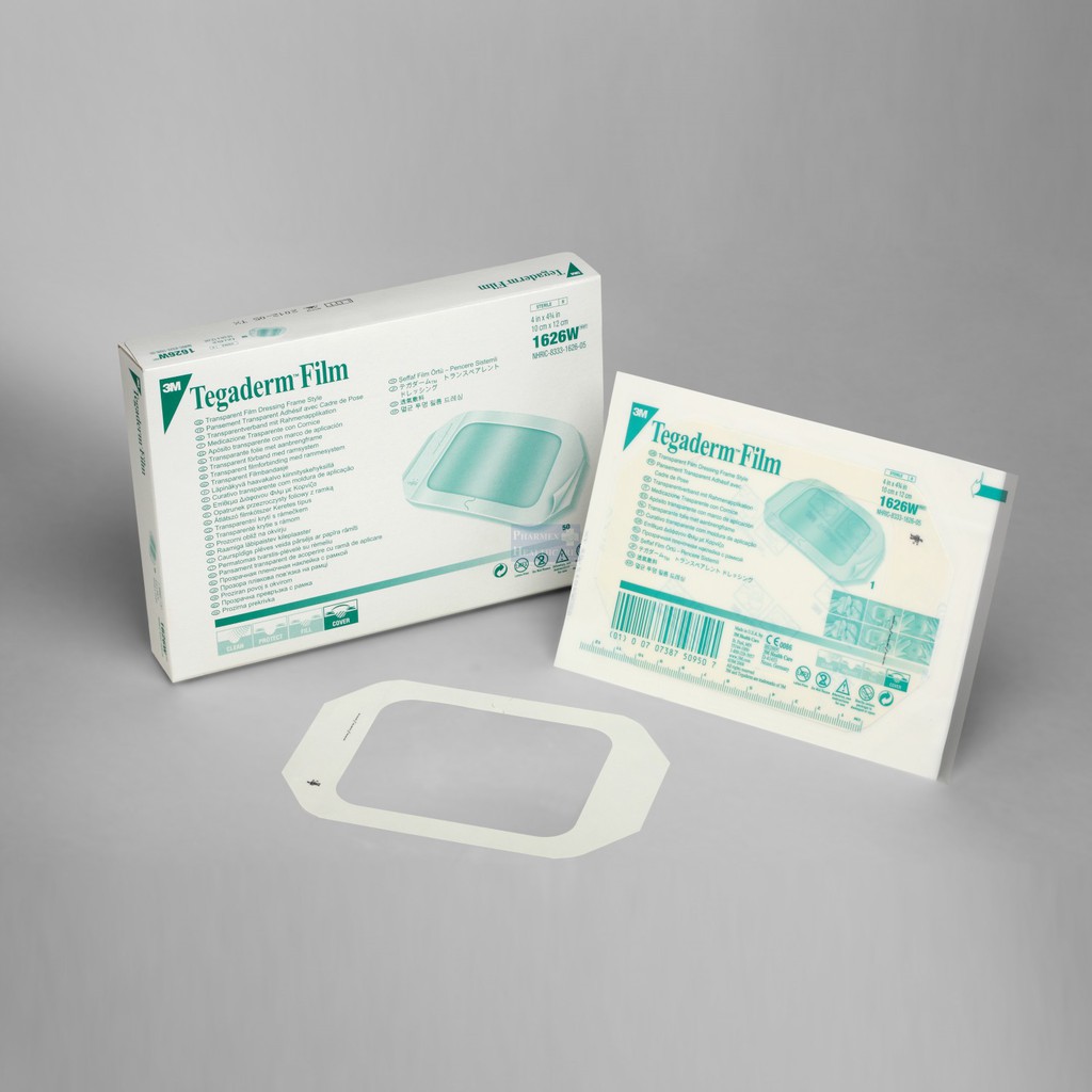 3M Tegaderm Film 1626W 1624W Waterproof Wound Dressing Shopee