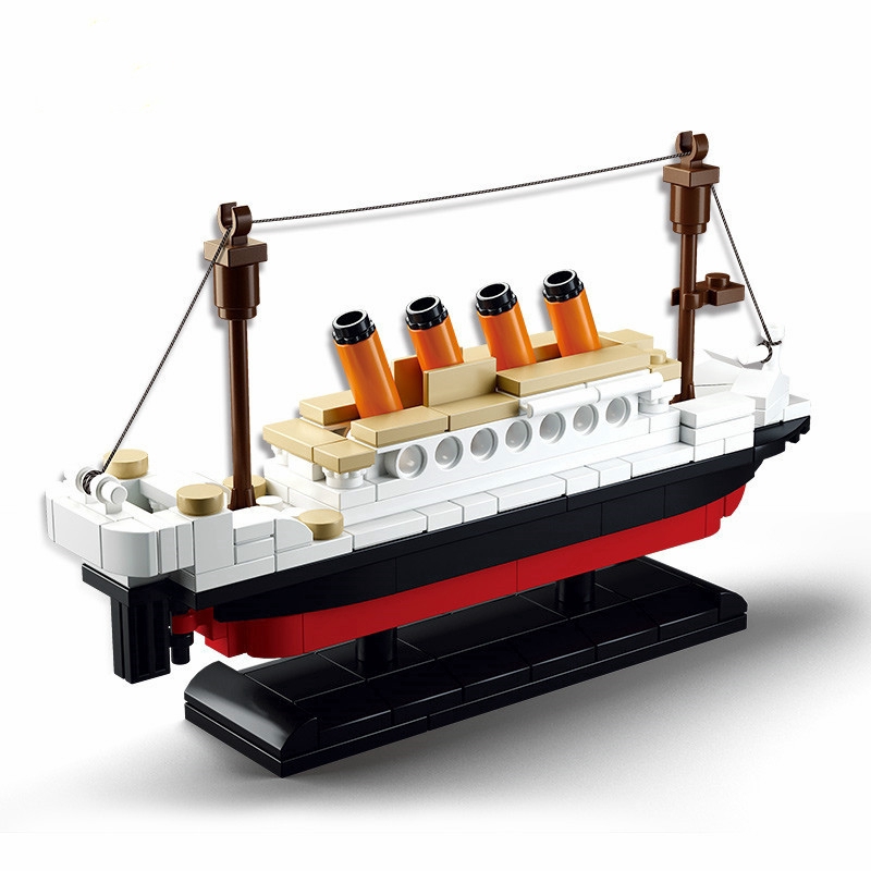 plastic titanic toy