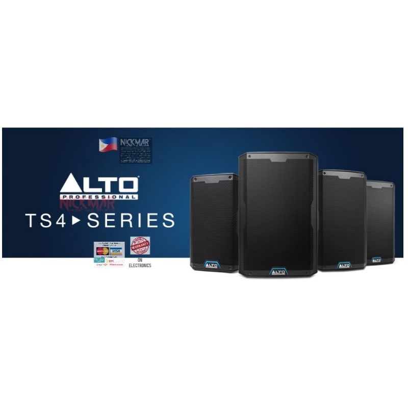 ALTO TS415 ALTO TS412 ALTO TS410 ALTO TS408 2500W active speaker ALTO