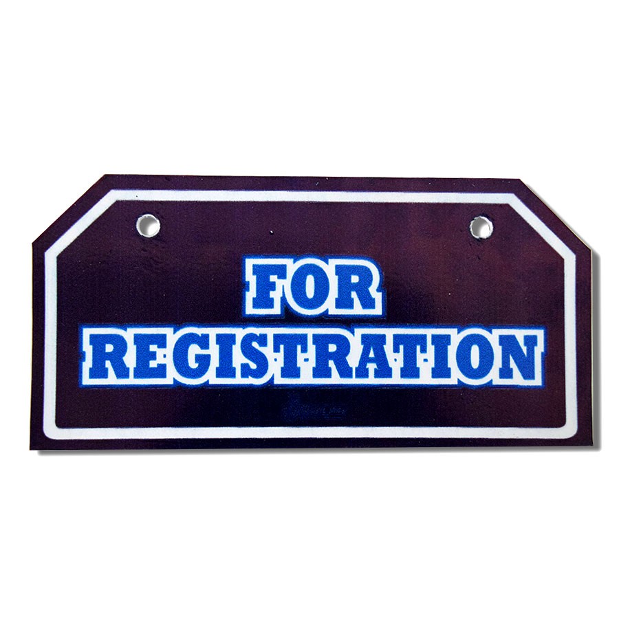 Temporary Registration Plate Shopee Philippines