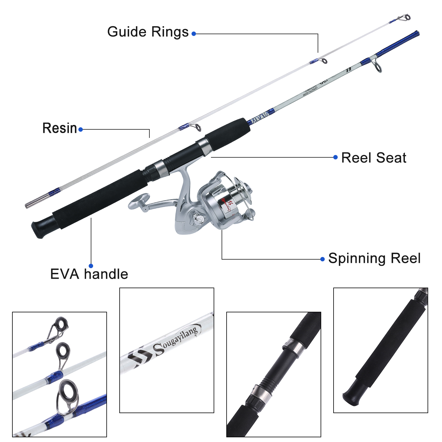 self setting fishing rod