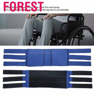 [Ready Stock] Wheelchair Footrest Non‑Slip Adjustable Leg Restraint Strap Seat Belt (Blue Average Size) #5