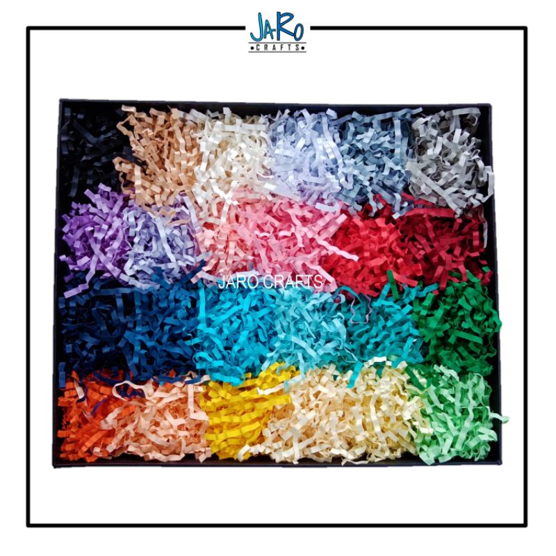Per Kilogram Crinkled Shredded Paper Fillers / Decorative Box Fillers