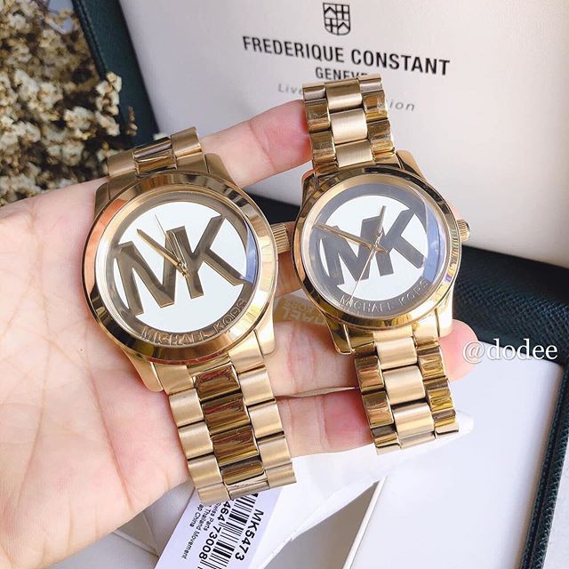 mk watch with mk logo