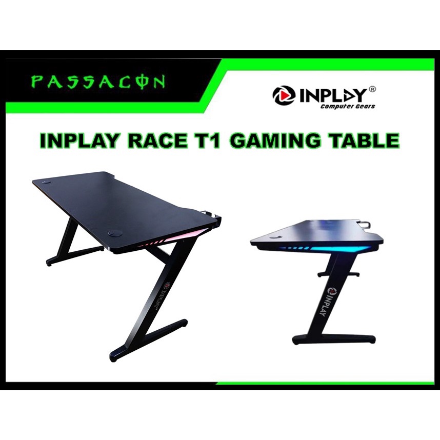 Inplay Race T1 Gaming Table Computer Desk Gaming Table Pc Gaming Workstation Home Office Desk