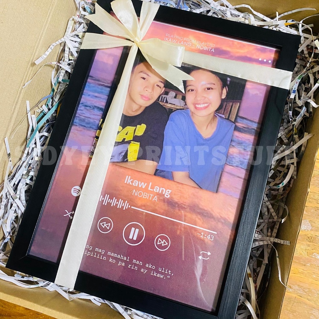 spotify-song-glass-frame-a4-size-shopee-philippines