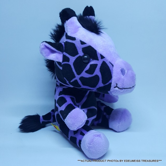 purple stuffed giraffe