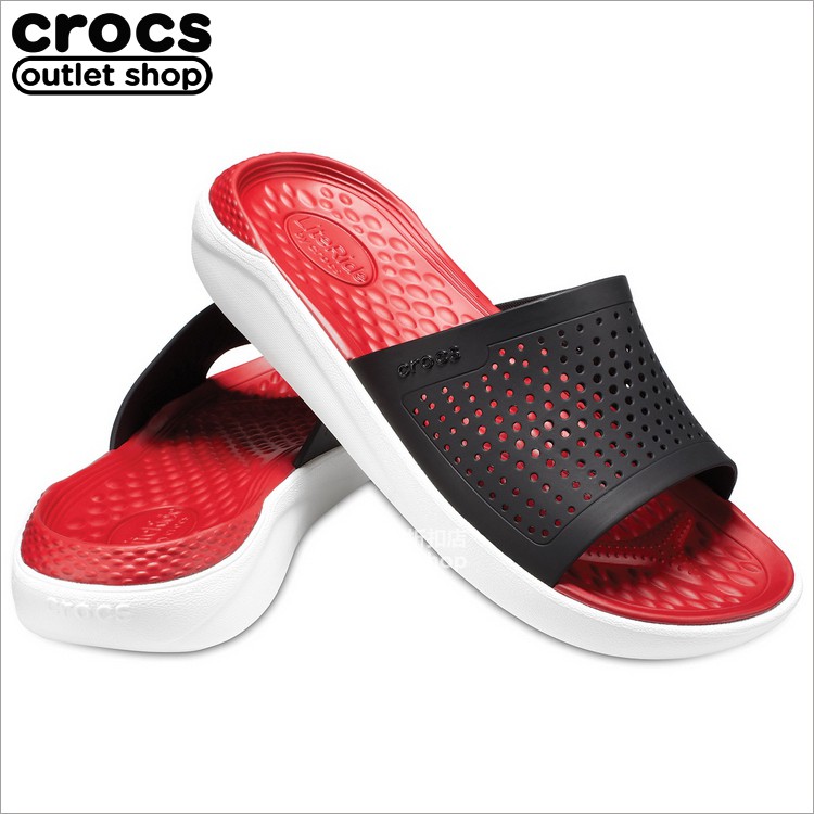 crocs red sandals