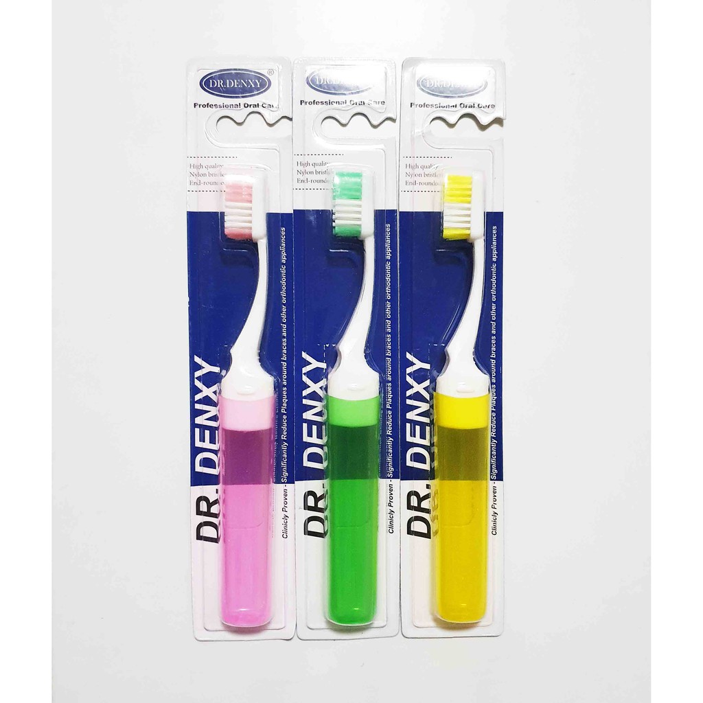 travel toothbrush for braces