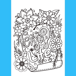 Download Adult coloring book 21x29cm brand new 2020 | Shopee Philippines