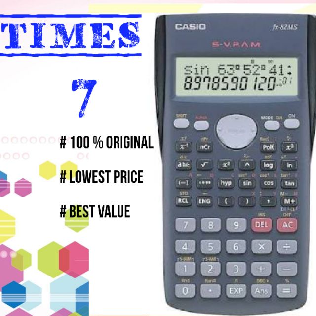 Casio Fx 82 Ms Scientific Calculator - 