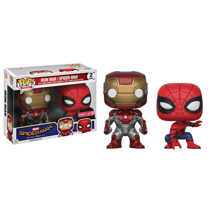 Funko Pop) Iron Man & Spider-Man Homecoming - 2Pack | Shopee Philippines