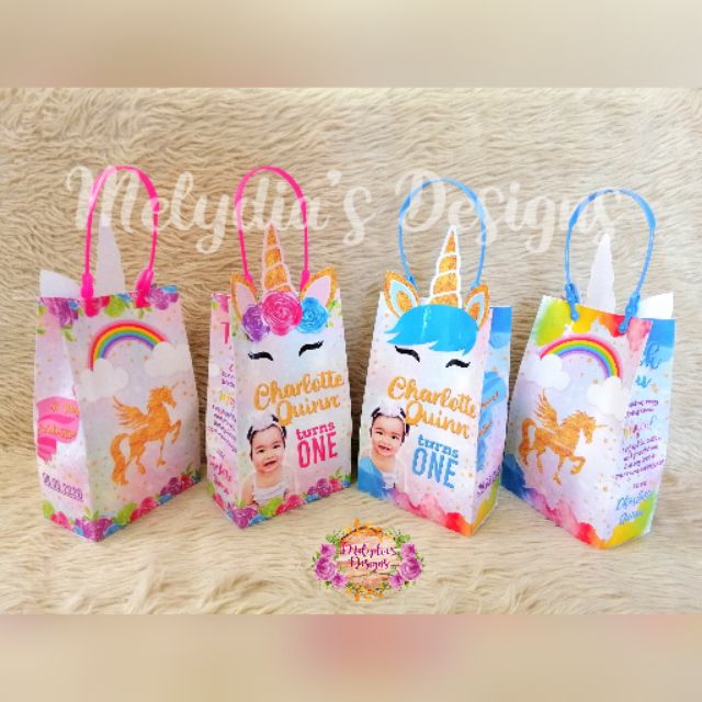 20-pcs-unicorn-themed-loot-bags-personalized-shopee-philippines