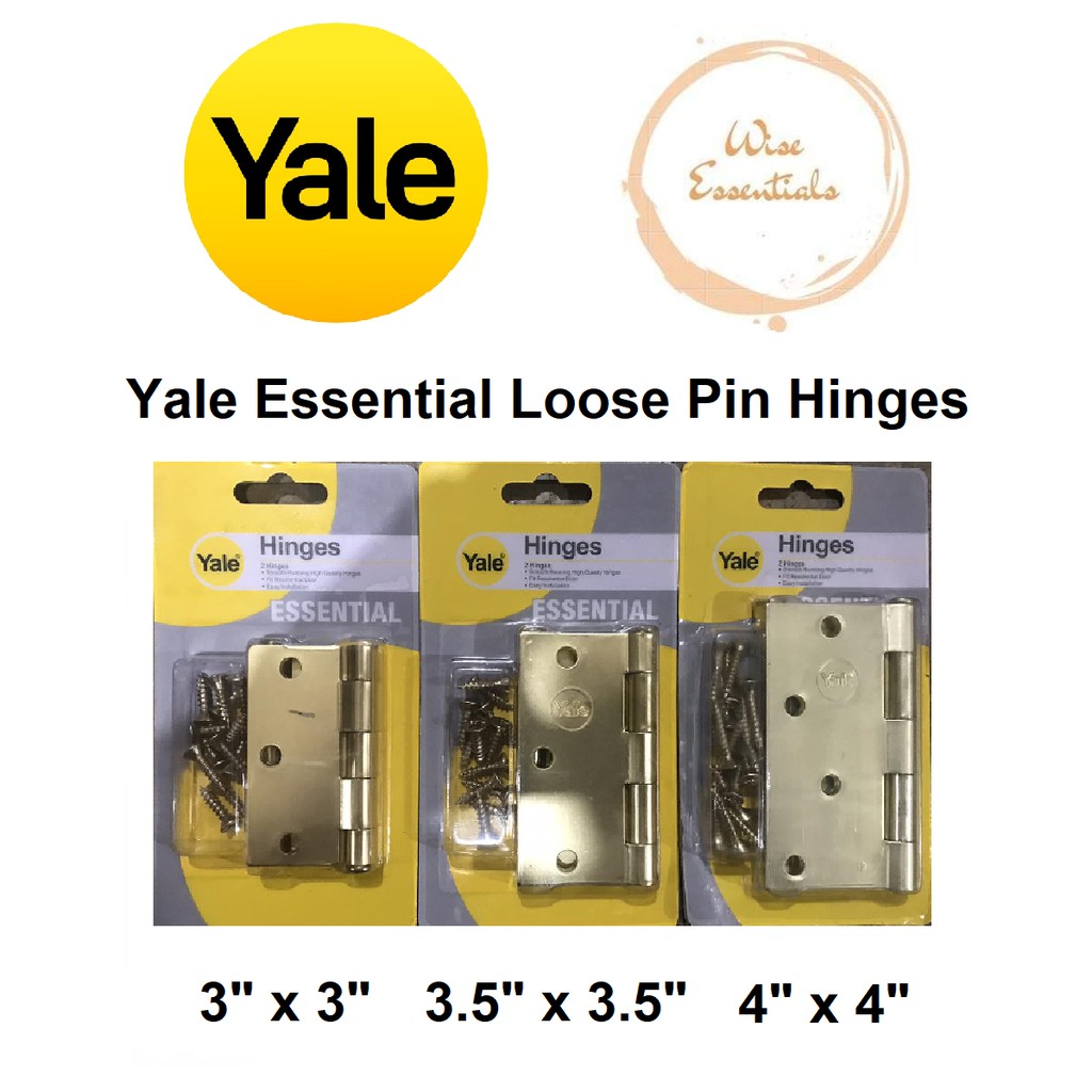 YALE Essential Loose Pin Hinges Shopee Philippines