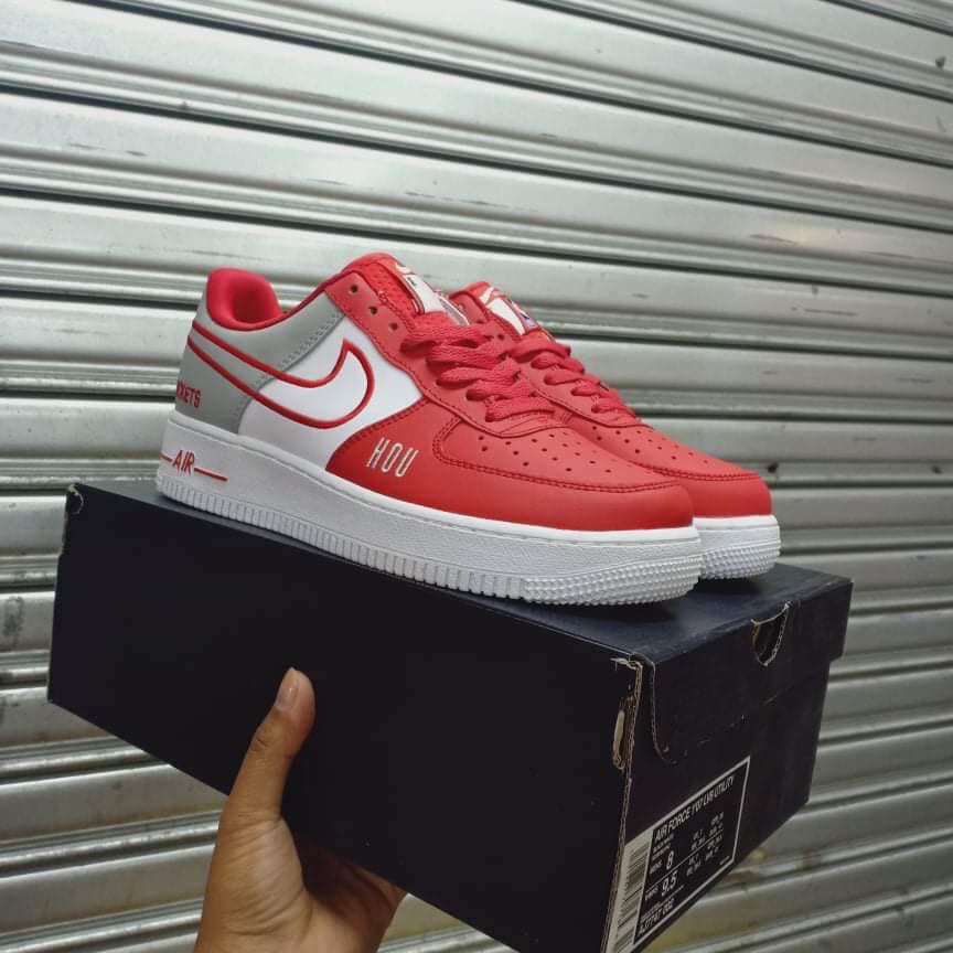 nike air force 1 lv8 red and white