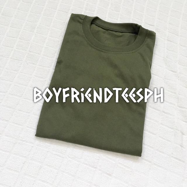 army green shirt plain